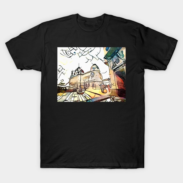 Kandinsky meets Cartagena, motif 4 T-Shirt by Zamart20